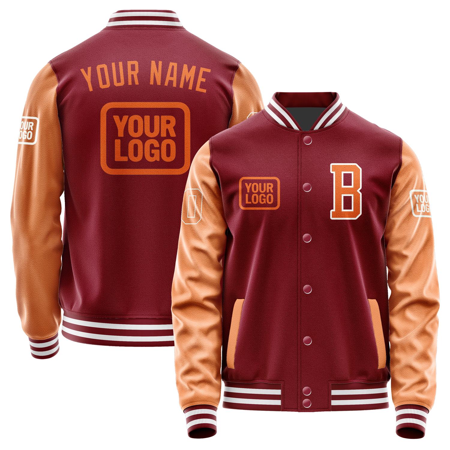 Maßgeschneidertes Karmesinrot Orange Jacke JA151528151818282818