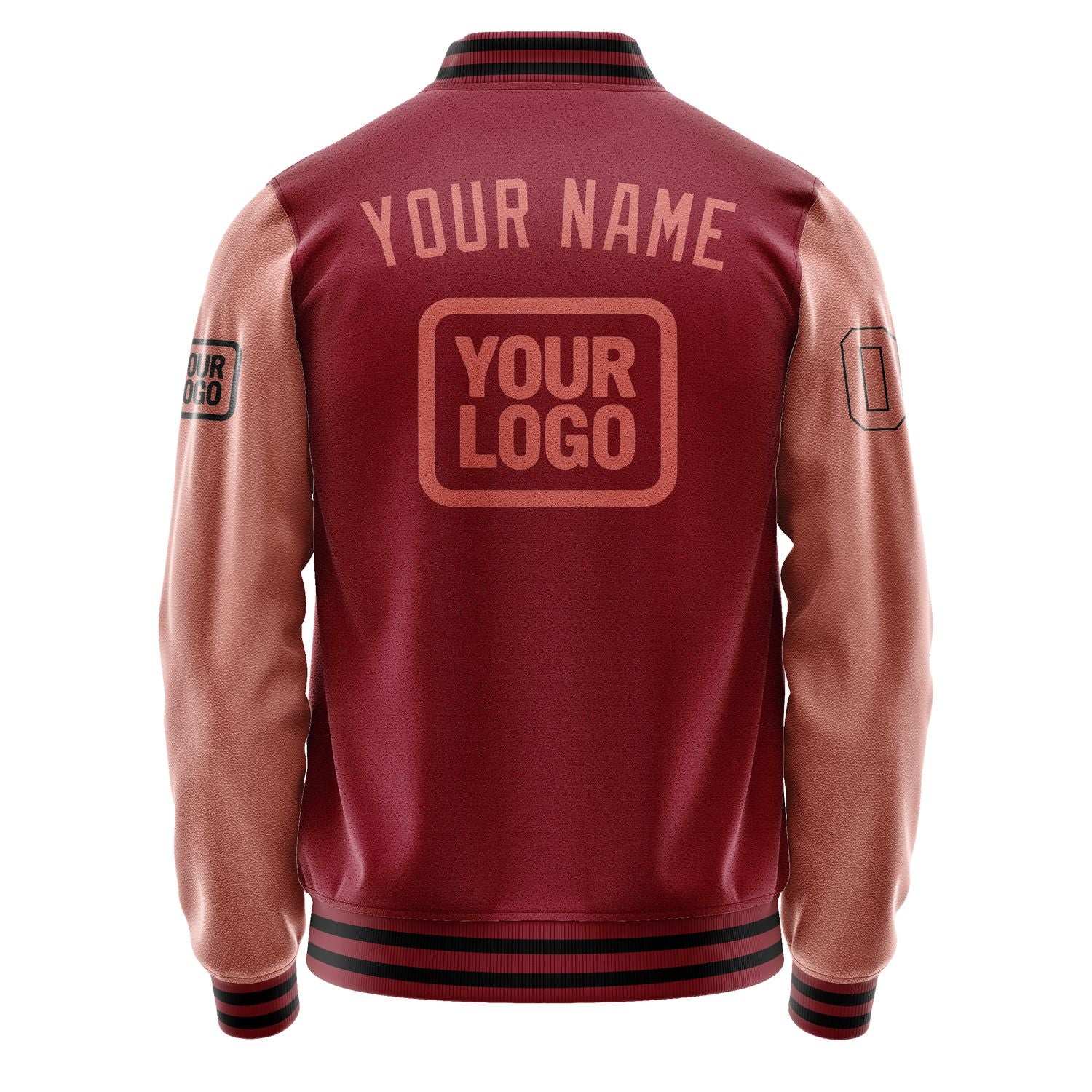 Maßgeschneidertes Karmesinrot Kupferrose Jacke JA151529151717292917
