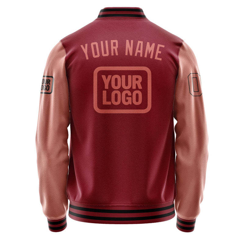 Maßgeschneidertes Karmesinrot Kupferrose Jacke JA151529151717292917