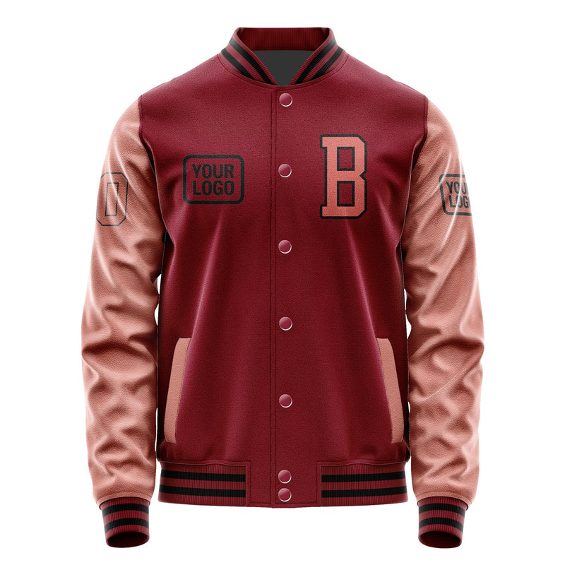 Maßgeschneidertes Karmesinrot Kupferrose Jacke JA151529151717292917