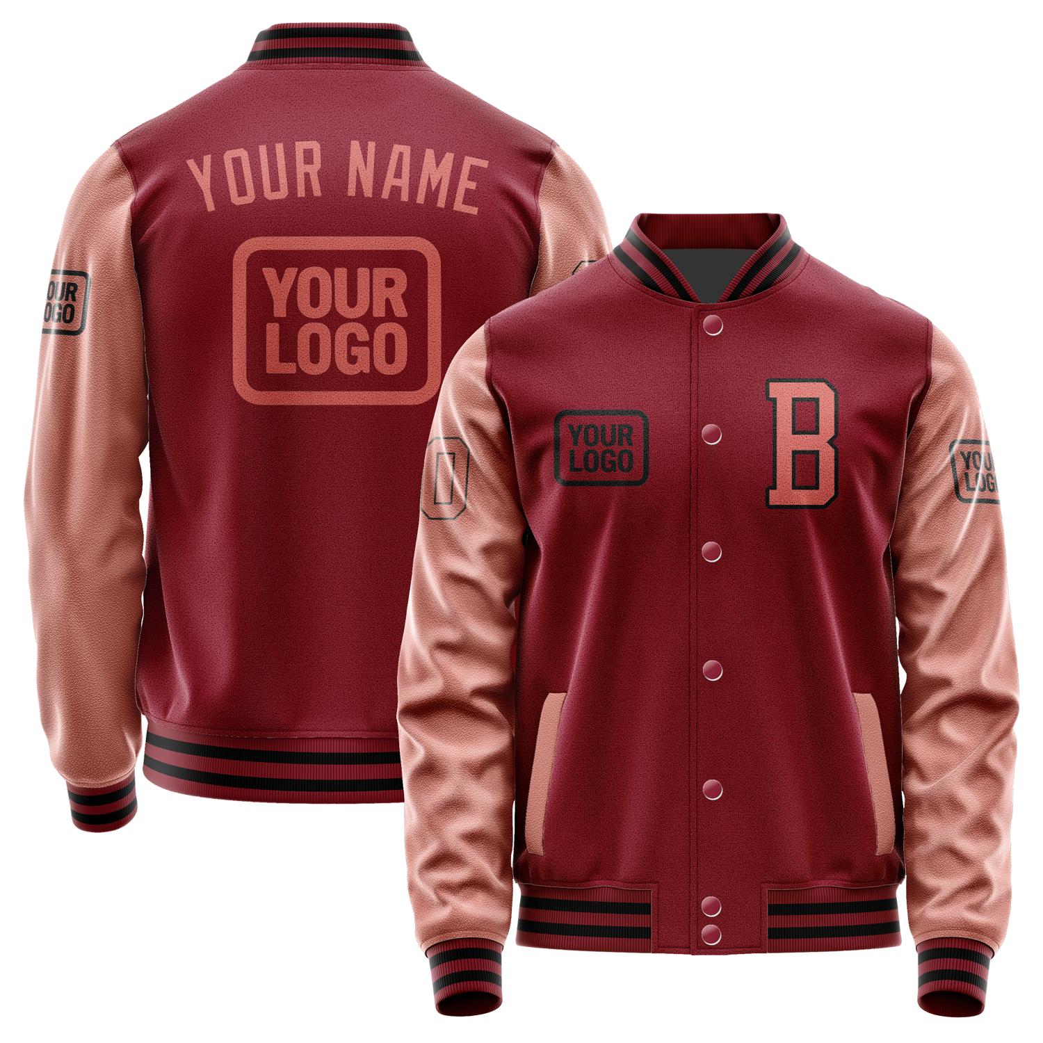 Maßgeschneidertes Karmesinrot Kupferrose Jacke JA151529151717292917