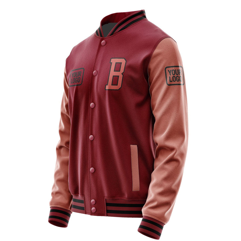 Maßgeschneidertes Karmesinrot Kupferrose Jacke JA151529151717292917