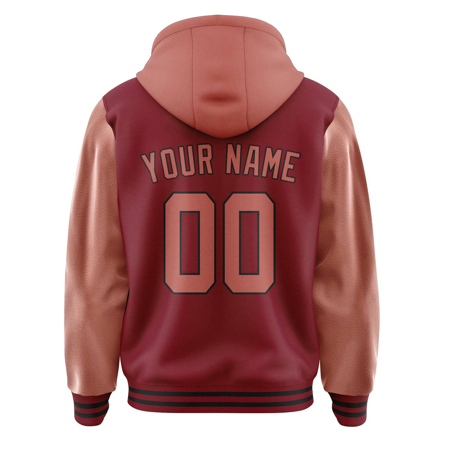 Maßgeschneidertes Karmesinrot Kupferrose Jacke