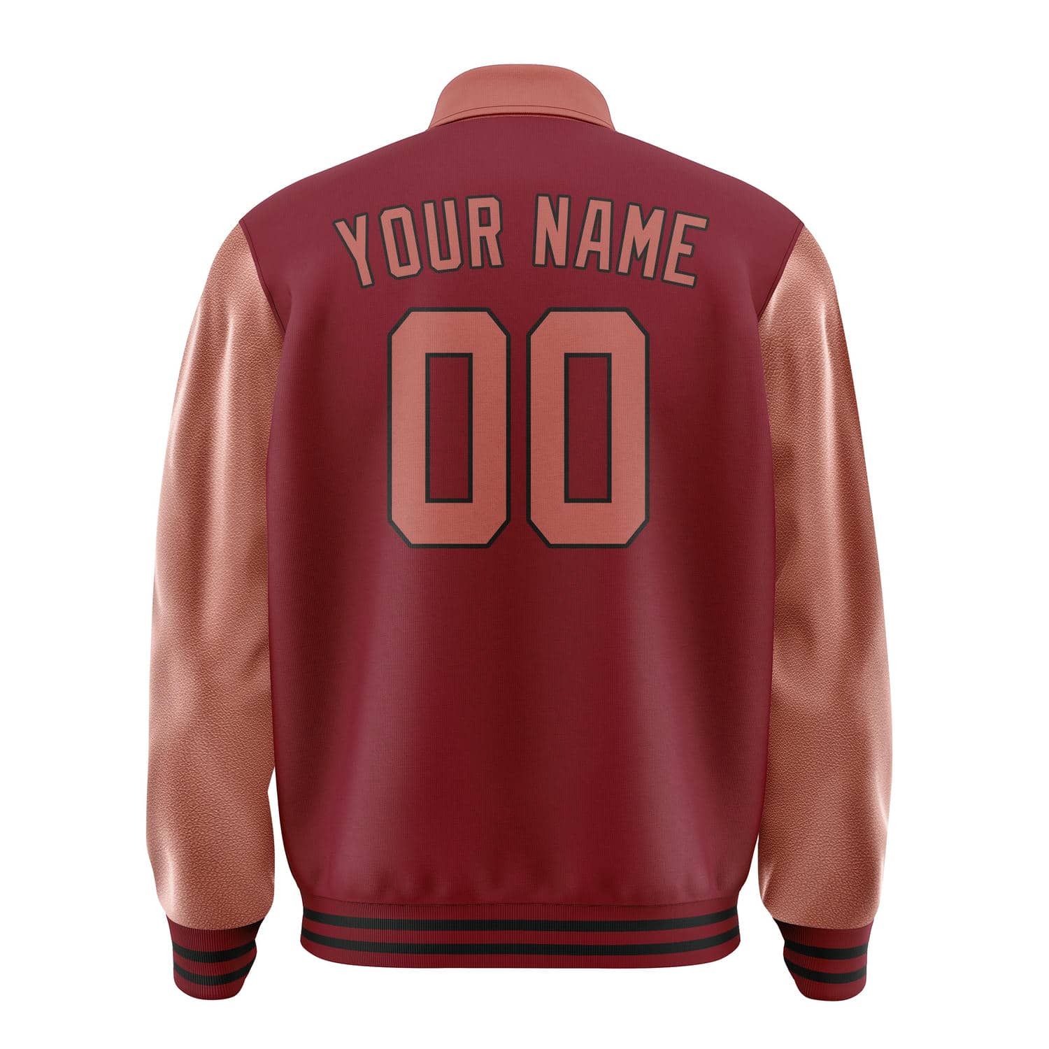 Maßgeschneidertes Karmesinrot Kupferrose Jacke