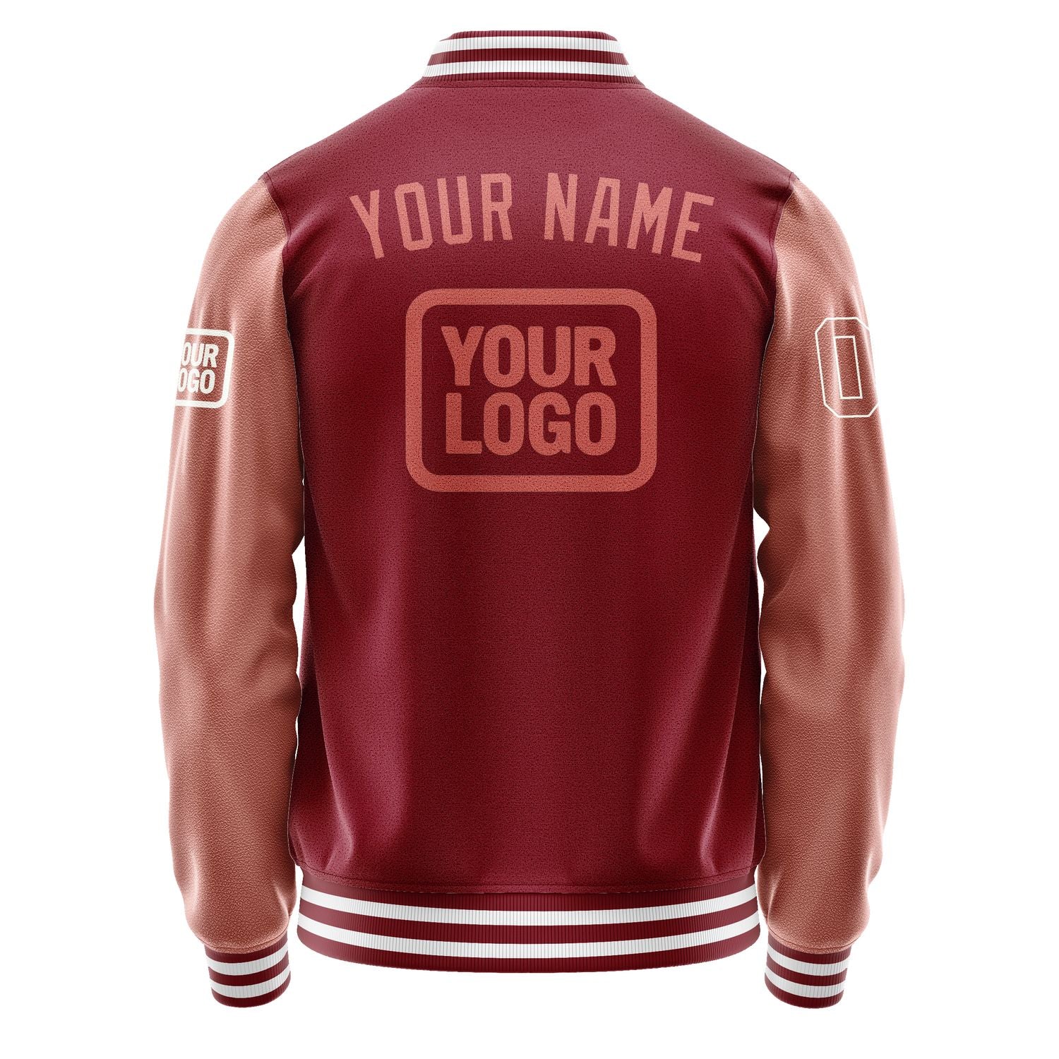 Maßgeschneidertes Karmesinrot Kupferrose Jacke JA151529151818292918