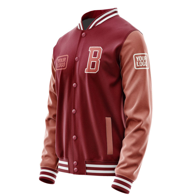 Maßgeschneidertes Karmesinrot Kupferrose Jacke JA151529151818292918