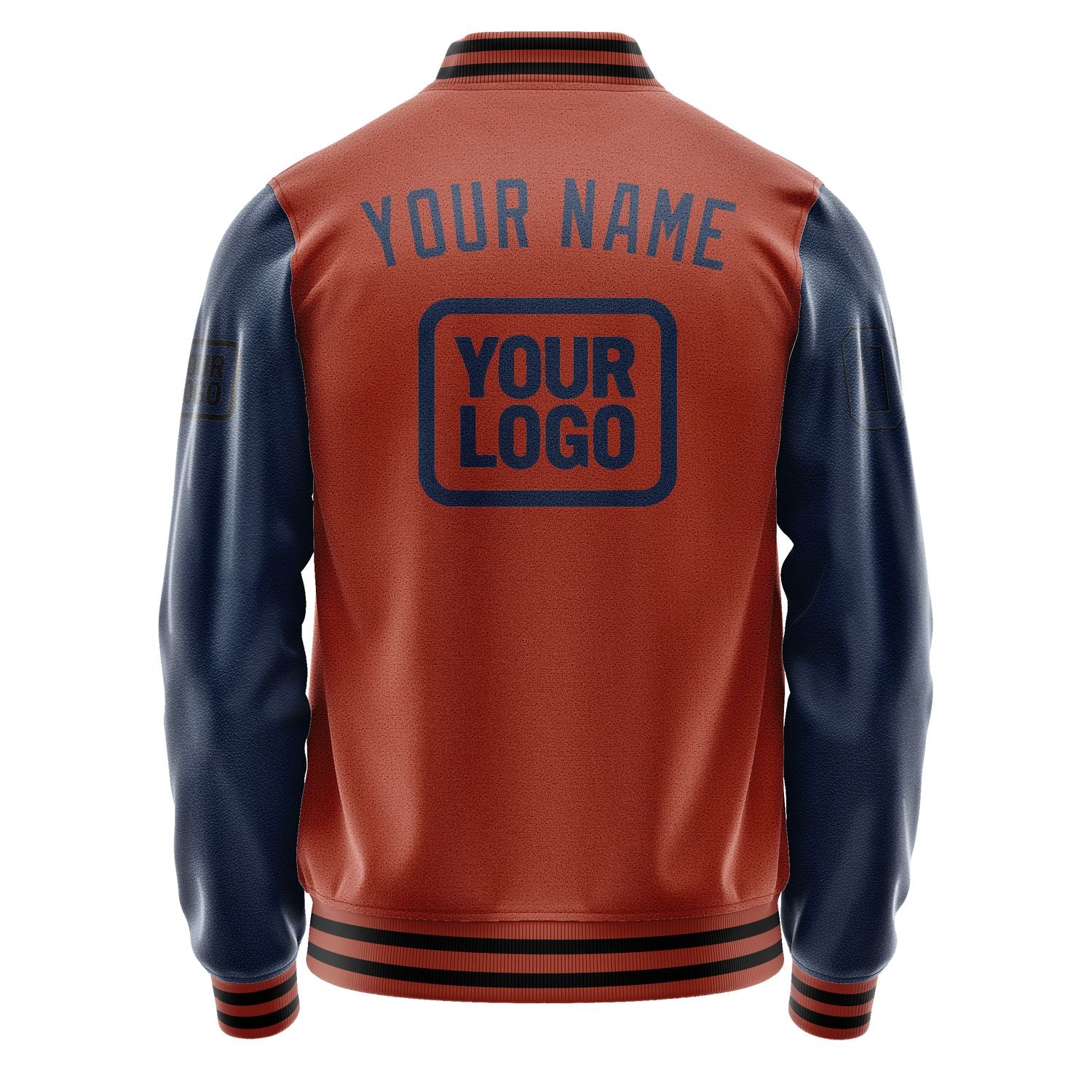 Maßgeschneidertes Korallenrot Marineblau Jacke JA161610161717101017