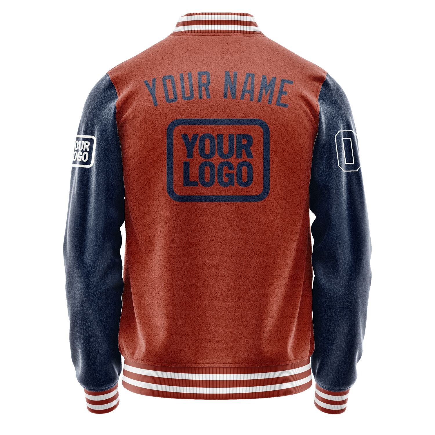 Maßgeschneidertes Korallenrot Marineblau Jacke JA161610161818101018