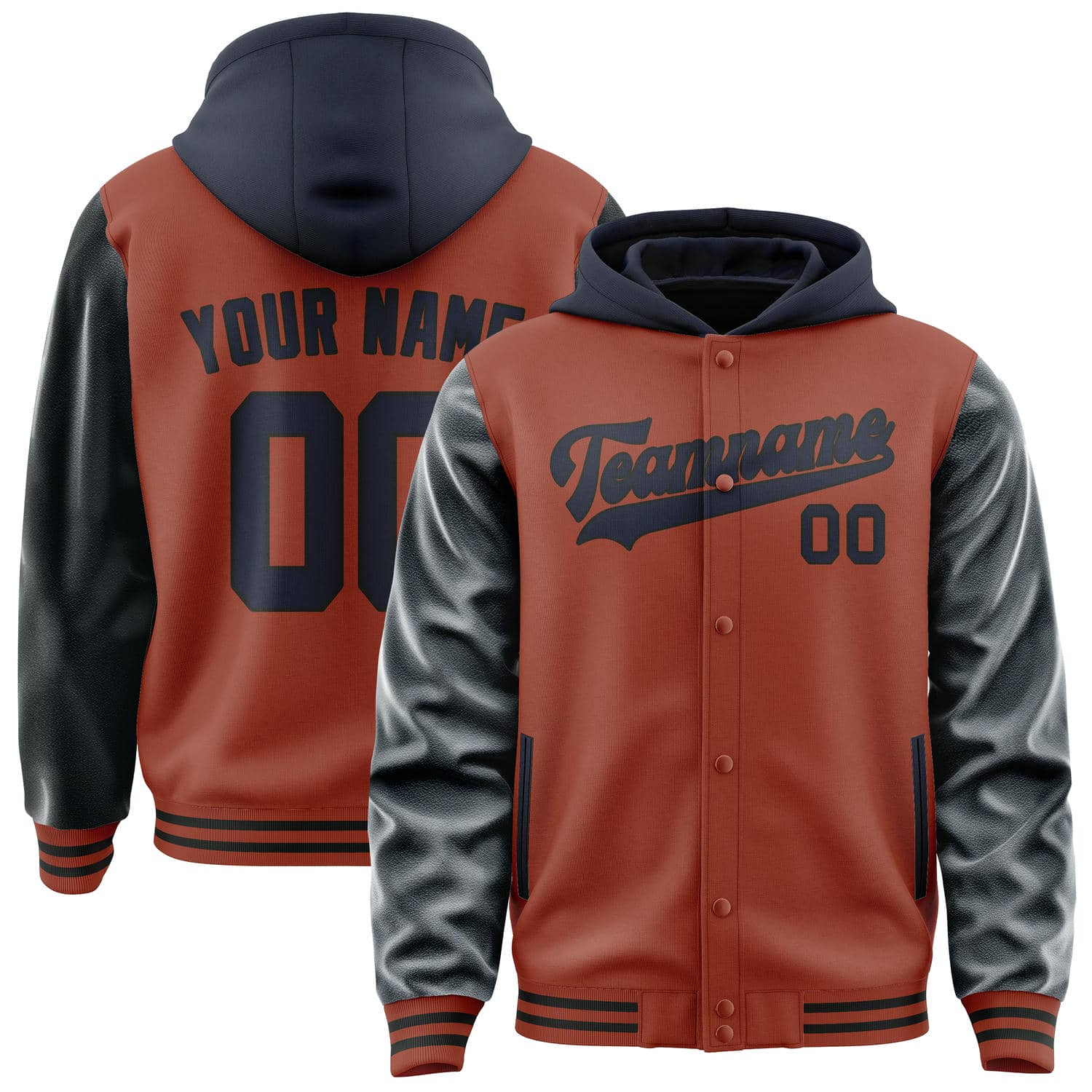 Maßgeschneidertes Korallenrot Stahlblau Jacke JA161611161717111117
