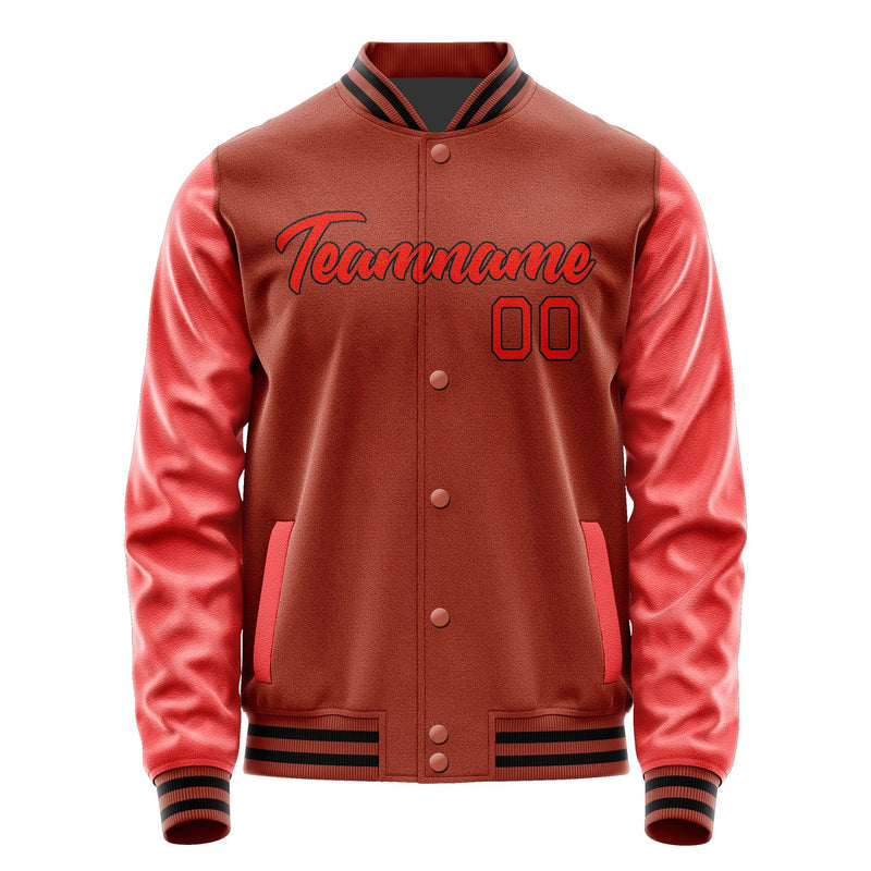 Maßgeschneidertes Korallenrot Orangerot Jacke JA1616121617B21712