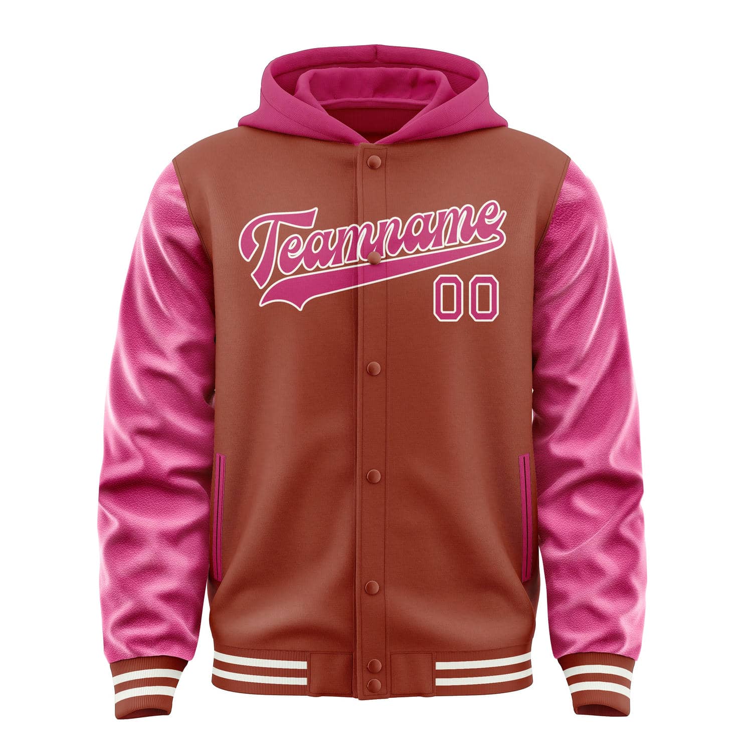 Maßgeschneidertes Korallenrot Rosarot Jacke