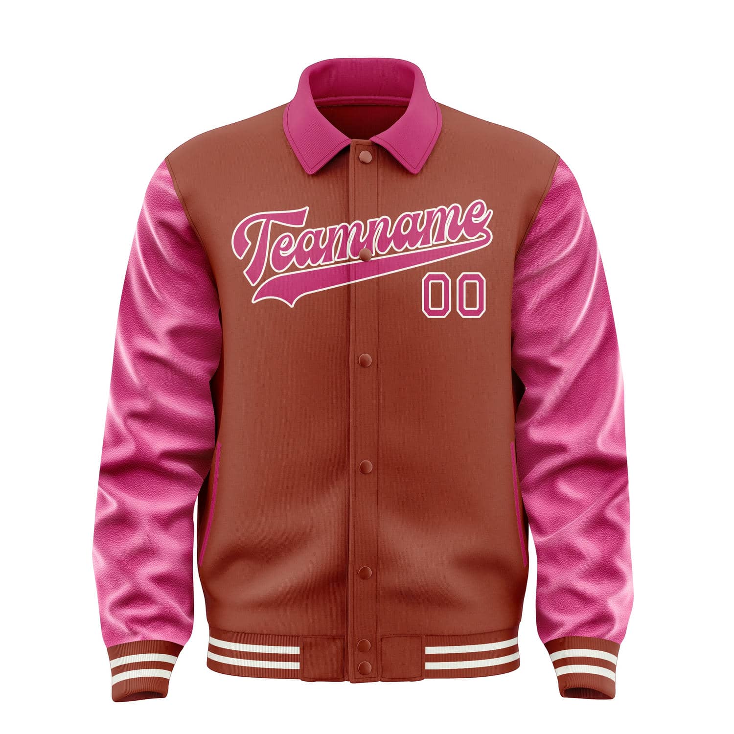 Maßgeschneidertes Korallenrot Rosarot Jacke