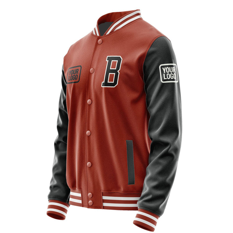 Maßgeschneidertes Korallenrot Schwarz Jacke JA161617161818171718