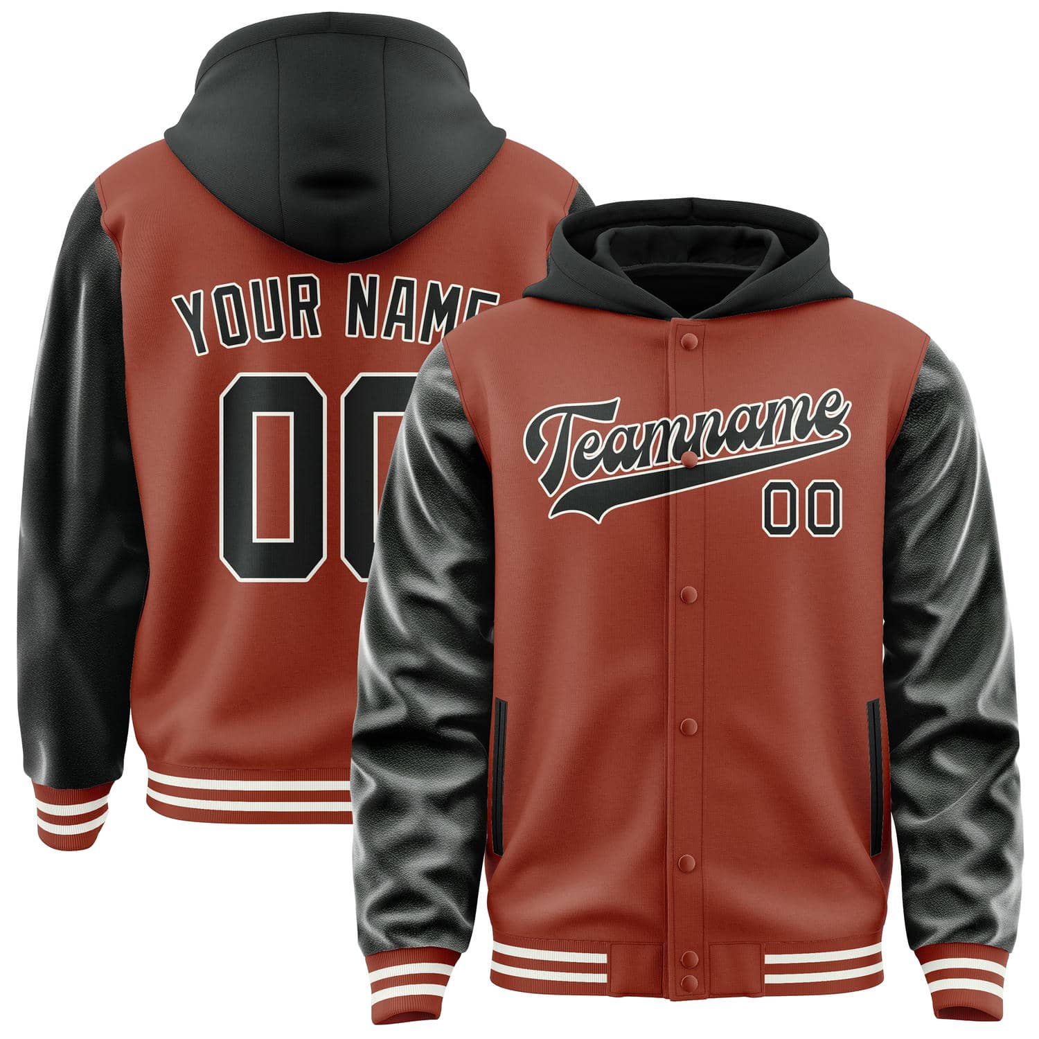 Maßgeschneidertes Korallenrot Schwarz Jacke JA161617161818171718