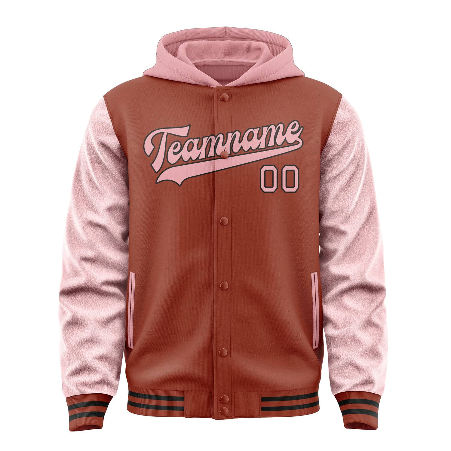 Maßgeschneidertes Korallenrot Rosa Jacke