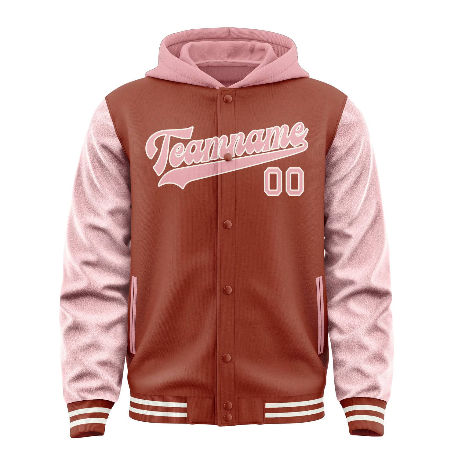 Maßgeschneidertes Korallenrot Rosa Jacke