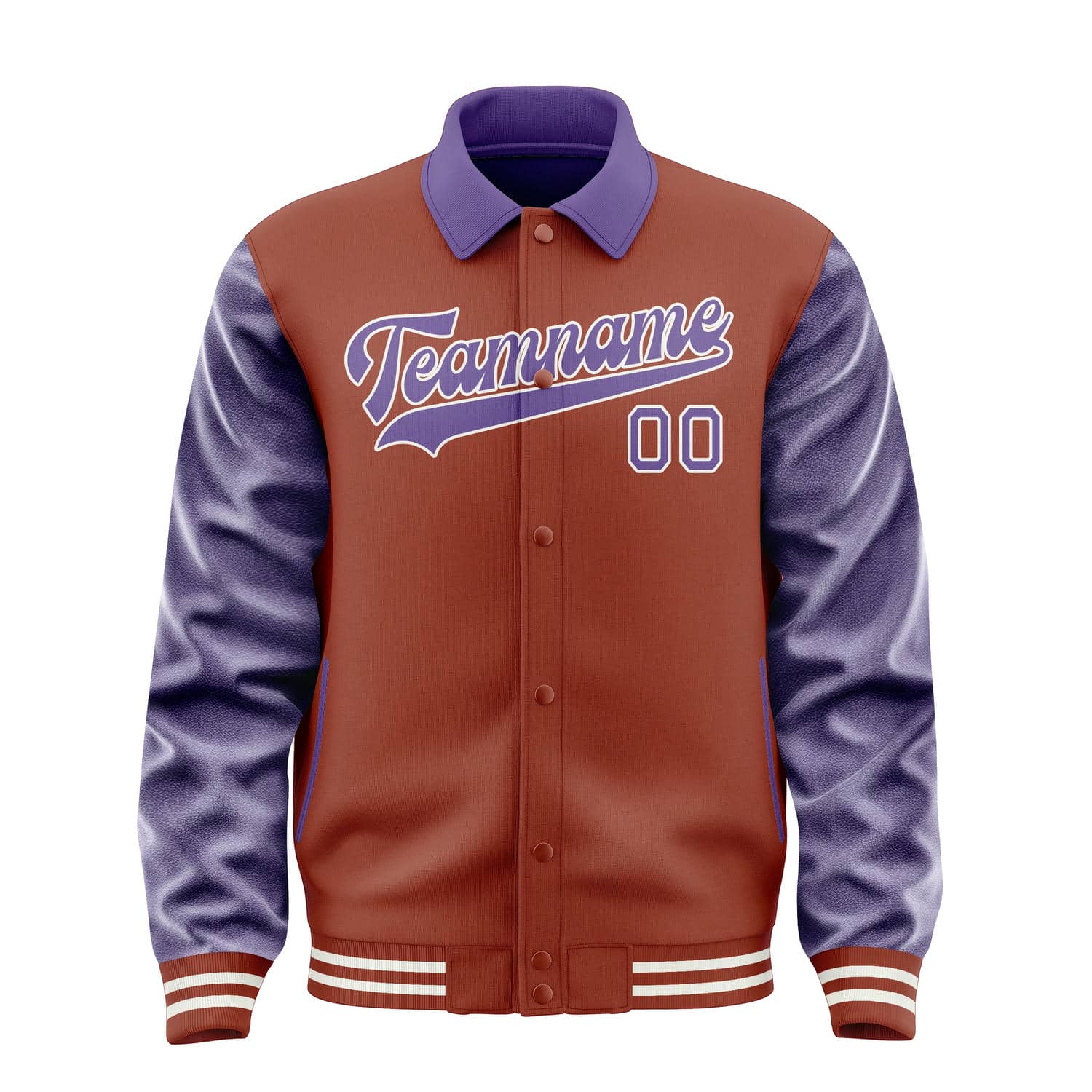 Maßgeschneidertes Korallenrot Lavendel Jacke