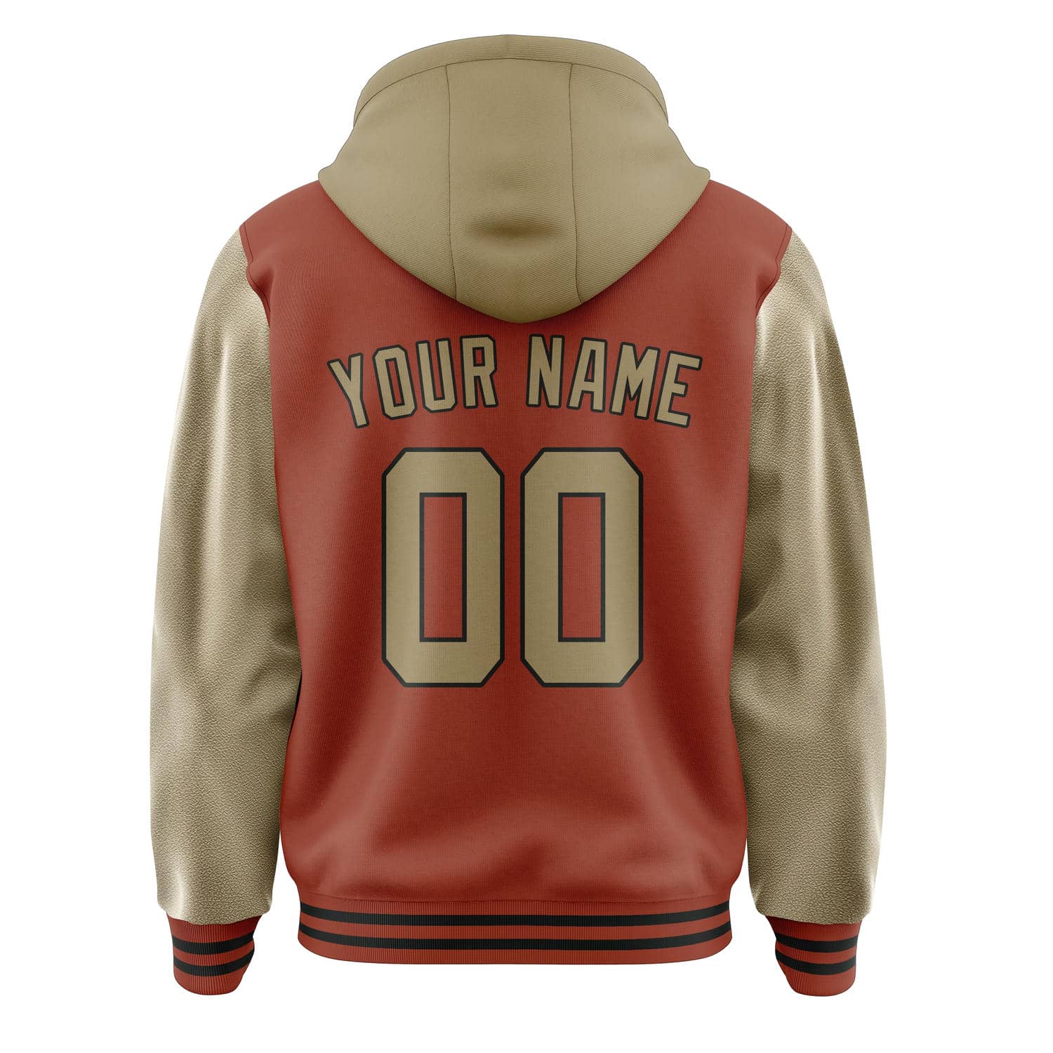 Maßgeschneidertes Korallenrot Hellkhaki Jacke