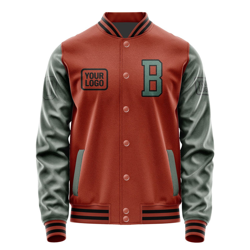 Maßgeschneidertes Korallenrot Blaugrün Jacke JA161627161717272717