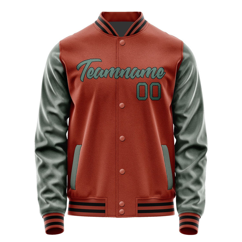 Maßgeschneidertes Korallenrot Blaugrün Jacke JA1616271617B21727