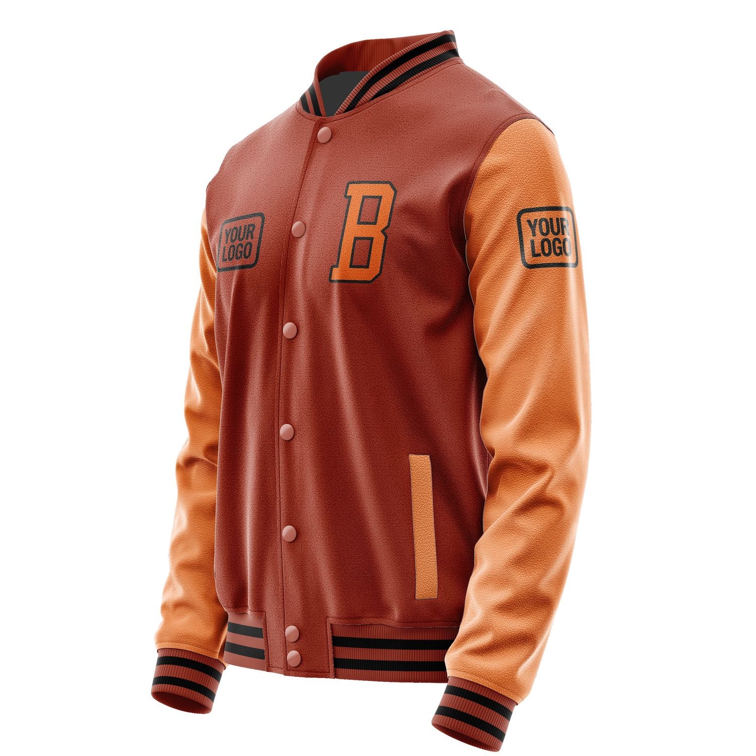 Maßgeschneidertes Korallenrot Orange Jacke JA161628161717282817