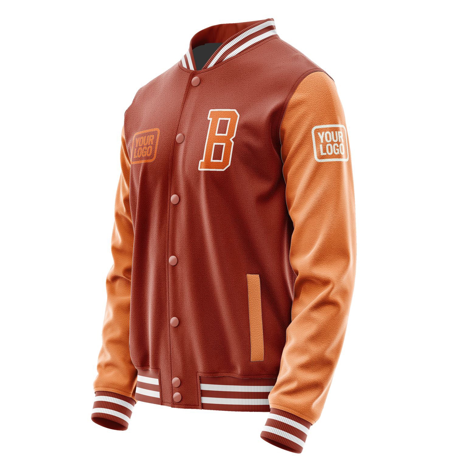 Maßgeschneidertes Korallenrot Orange Jacke JA161628161818282818