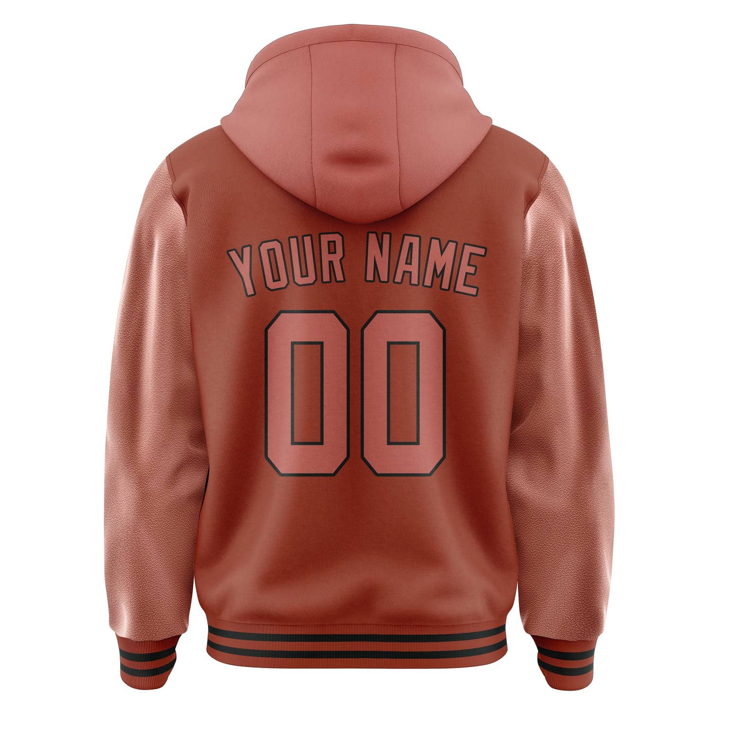 Maßgeschneidertes Korallenrot Kupferrose Jacke