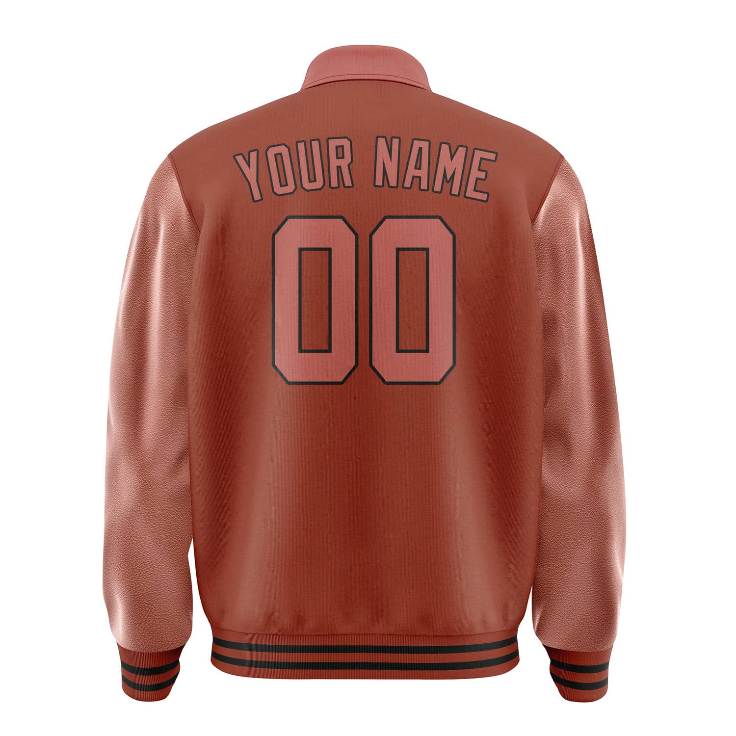 Maßgeschneidertes Korallenrot Kupferrose Jacke
