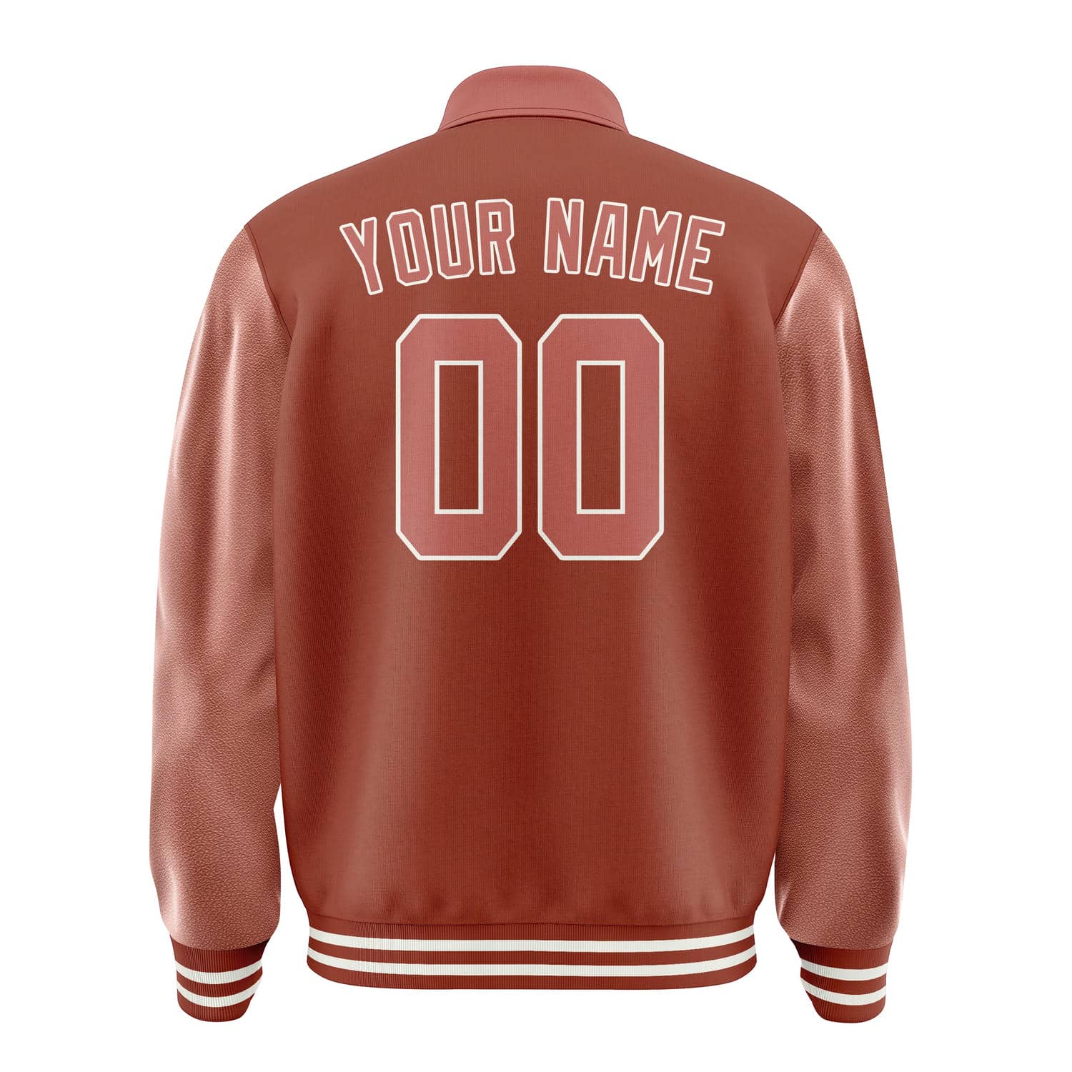 Maßgeschneidertes Korallenrot Kupferrose Jacke