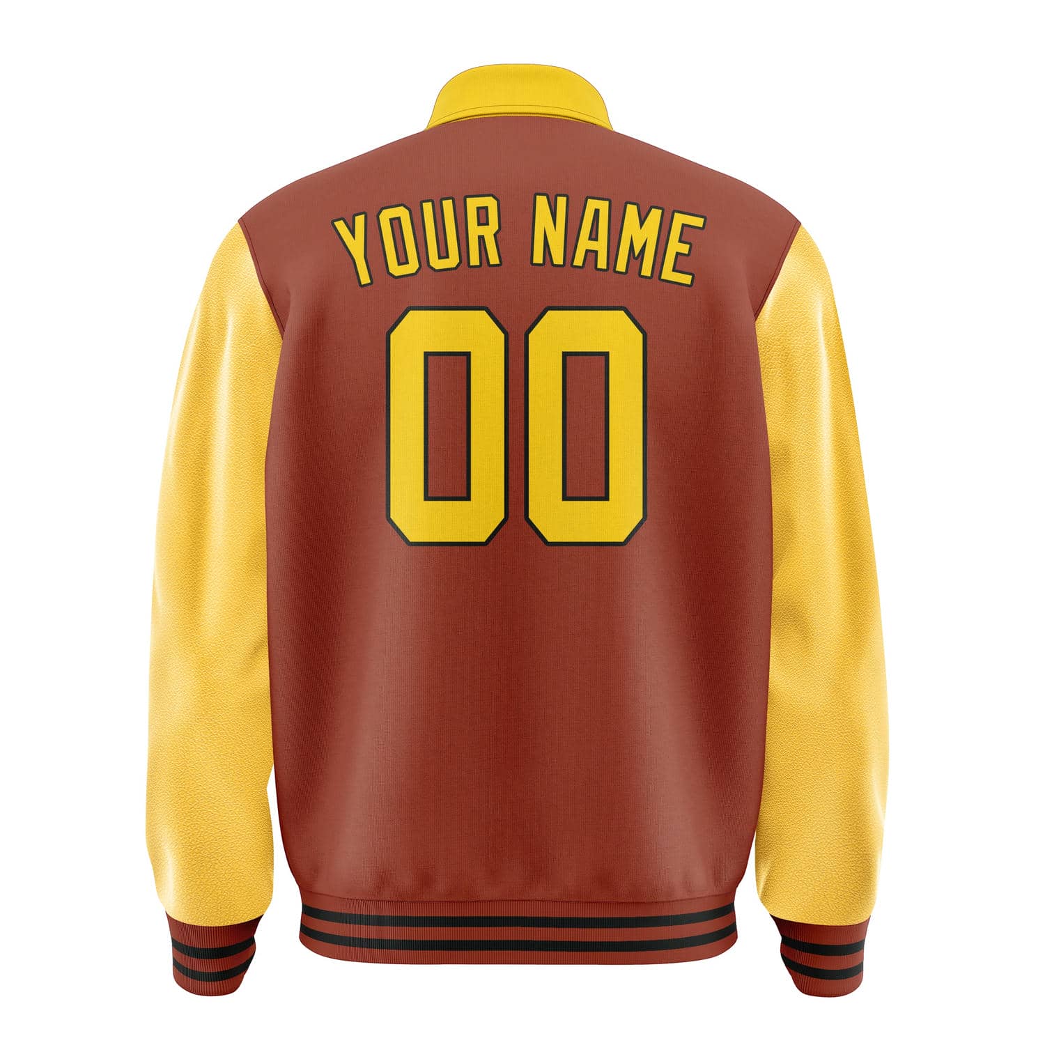 Maßgeschneidertes Korallenrot Gold Jacke