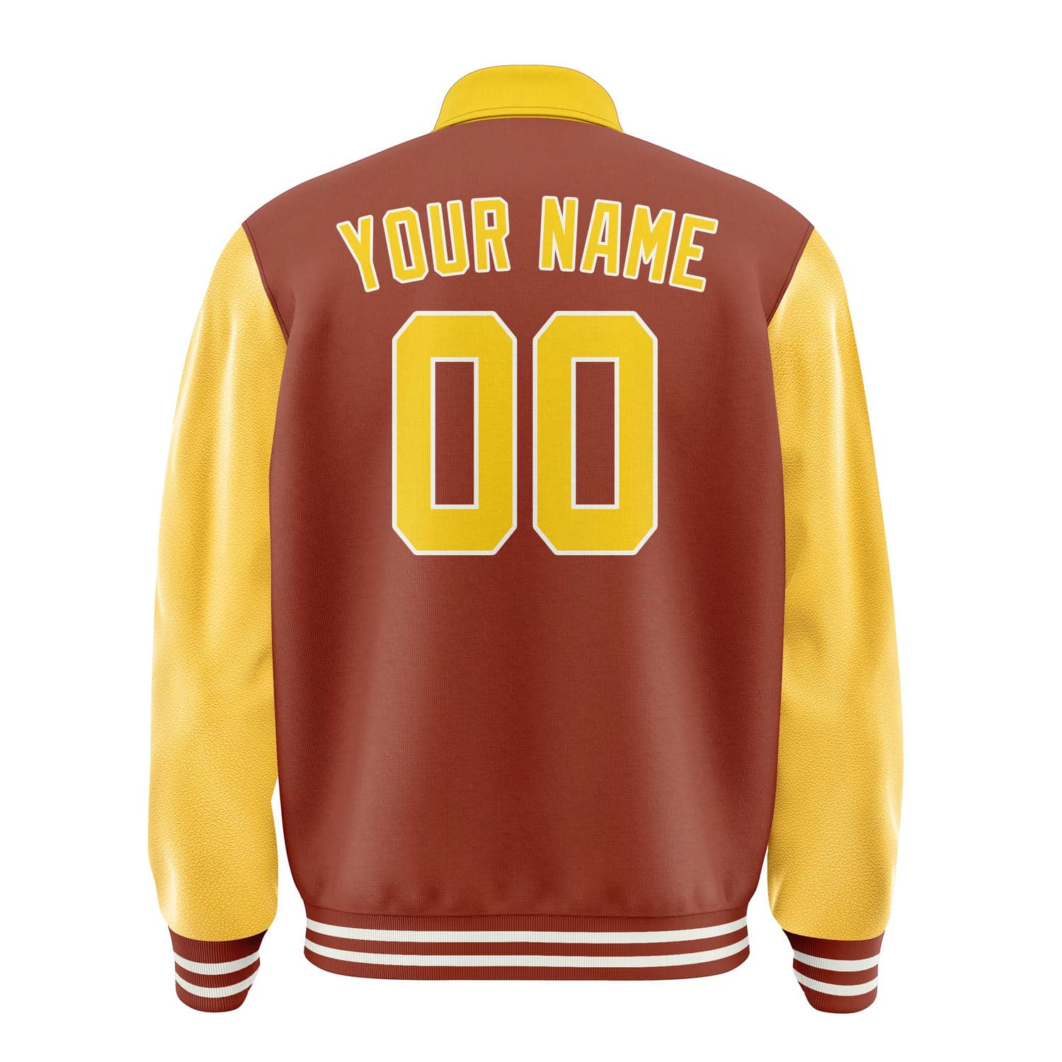 Maßgeschneidertes Korallenrot Gold Jacke