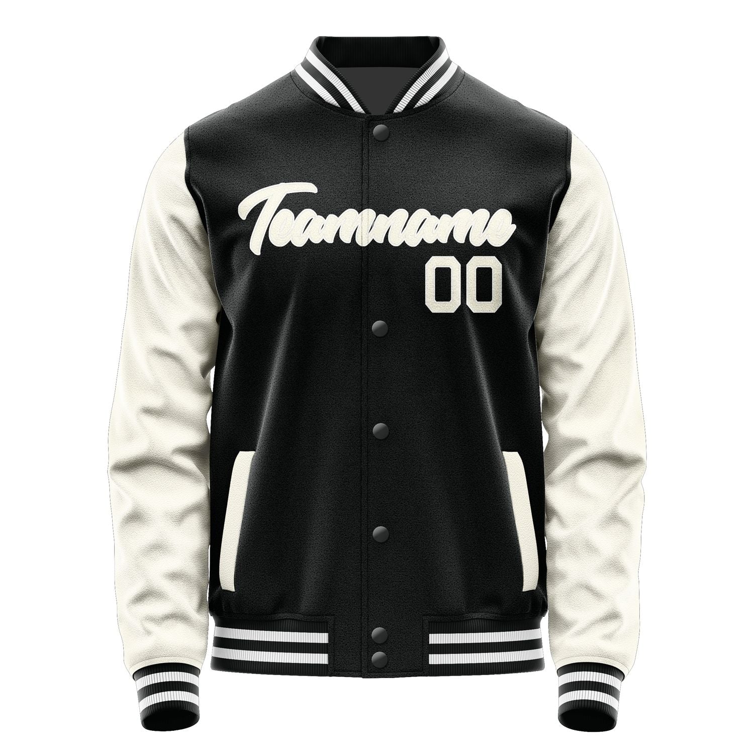 Maßgeschneidertes Schwarz Beige Jacke Ja1717031718B21803