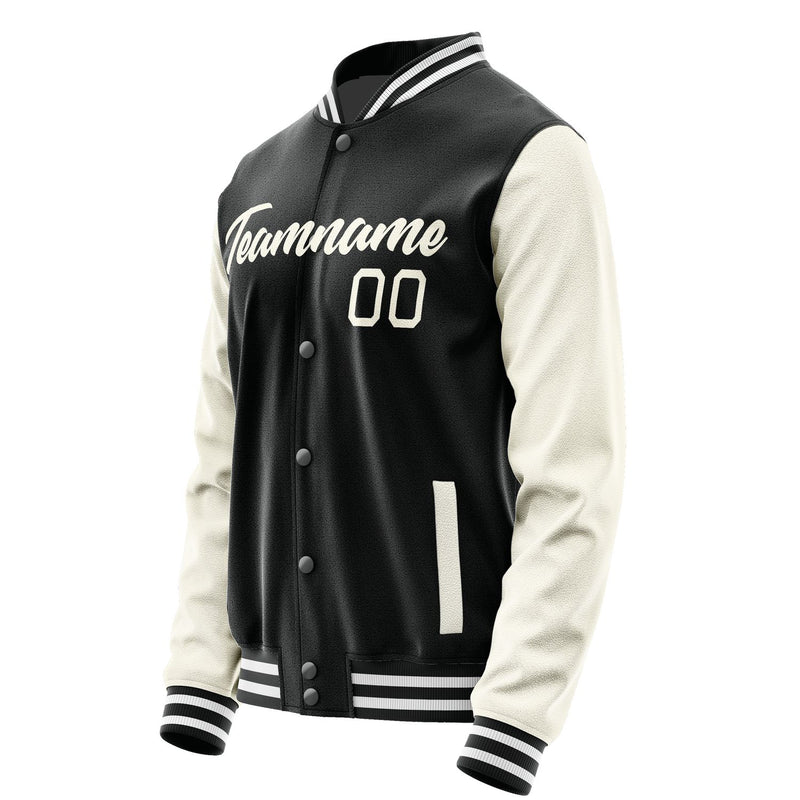 Maßgeschneidertes Schwarz Beige Jacke Ja1717031718B21803