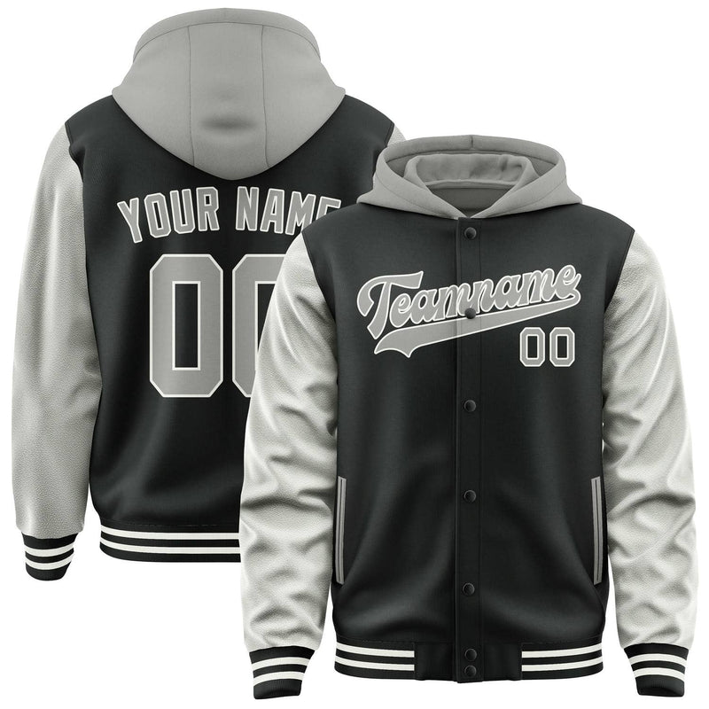 Maßgeschneidertes Schwarz Grau Jacke JA171704171818040418