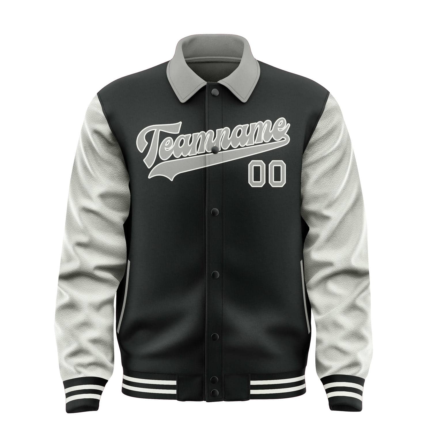 Maßgeschneidertes Schwarz Grau Jacke