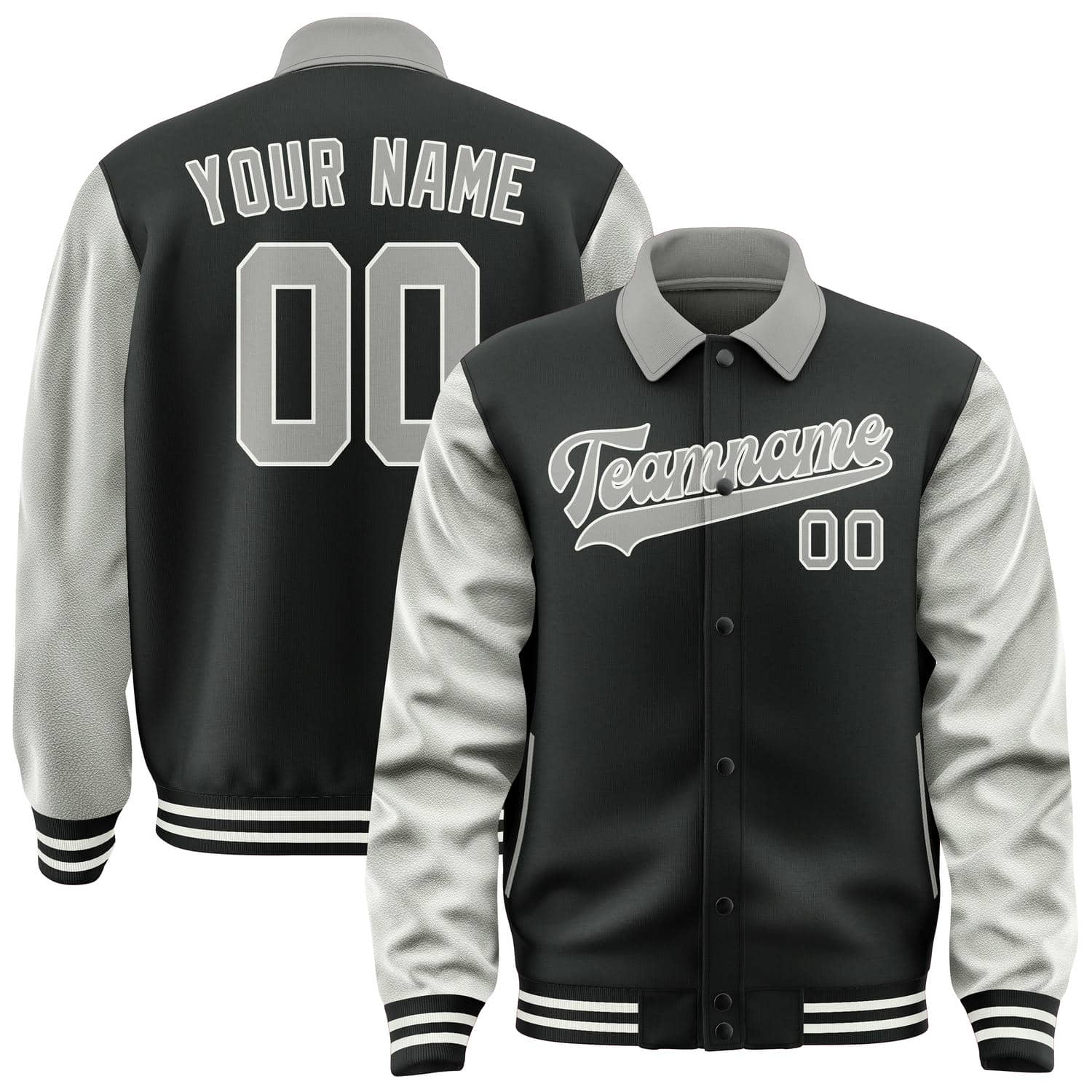 Maßgeschneidertes Schwarz Grau Jacke JA171704171818040418