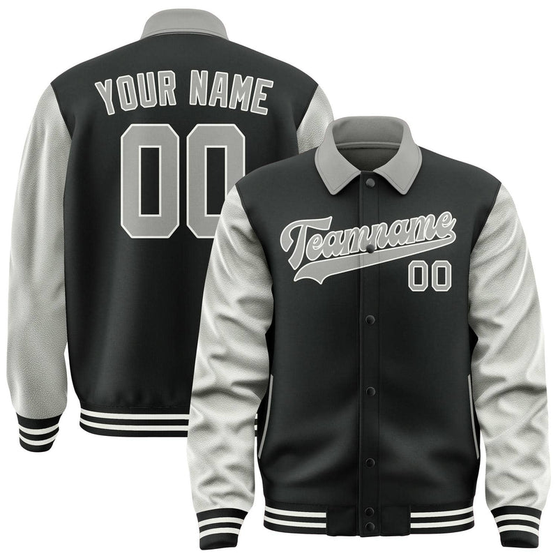 Maßgeschneidertes Schwarz Grau Jacke JA171704171818040418