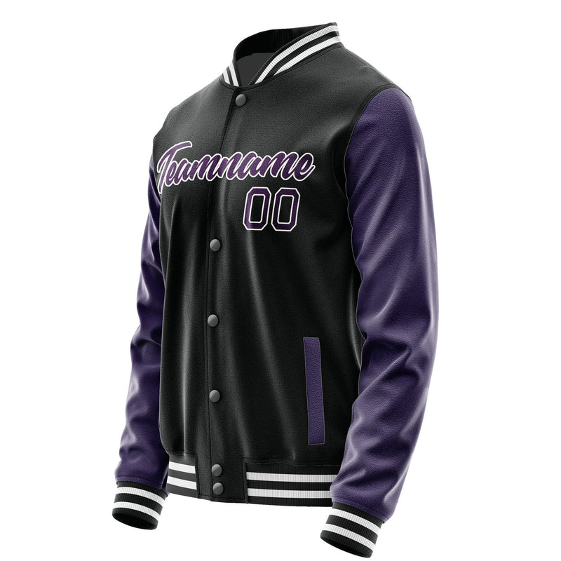 Maßgeschneidertes Schwarz Lila Jacke Ja1717071718B21807