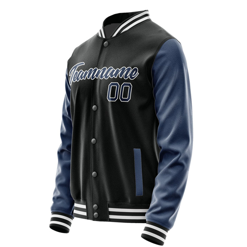 Maßgeschneidertes Schwarz Marineblau Jacke Ja1717101718B21810