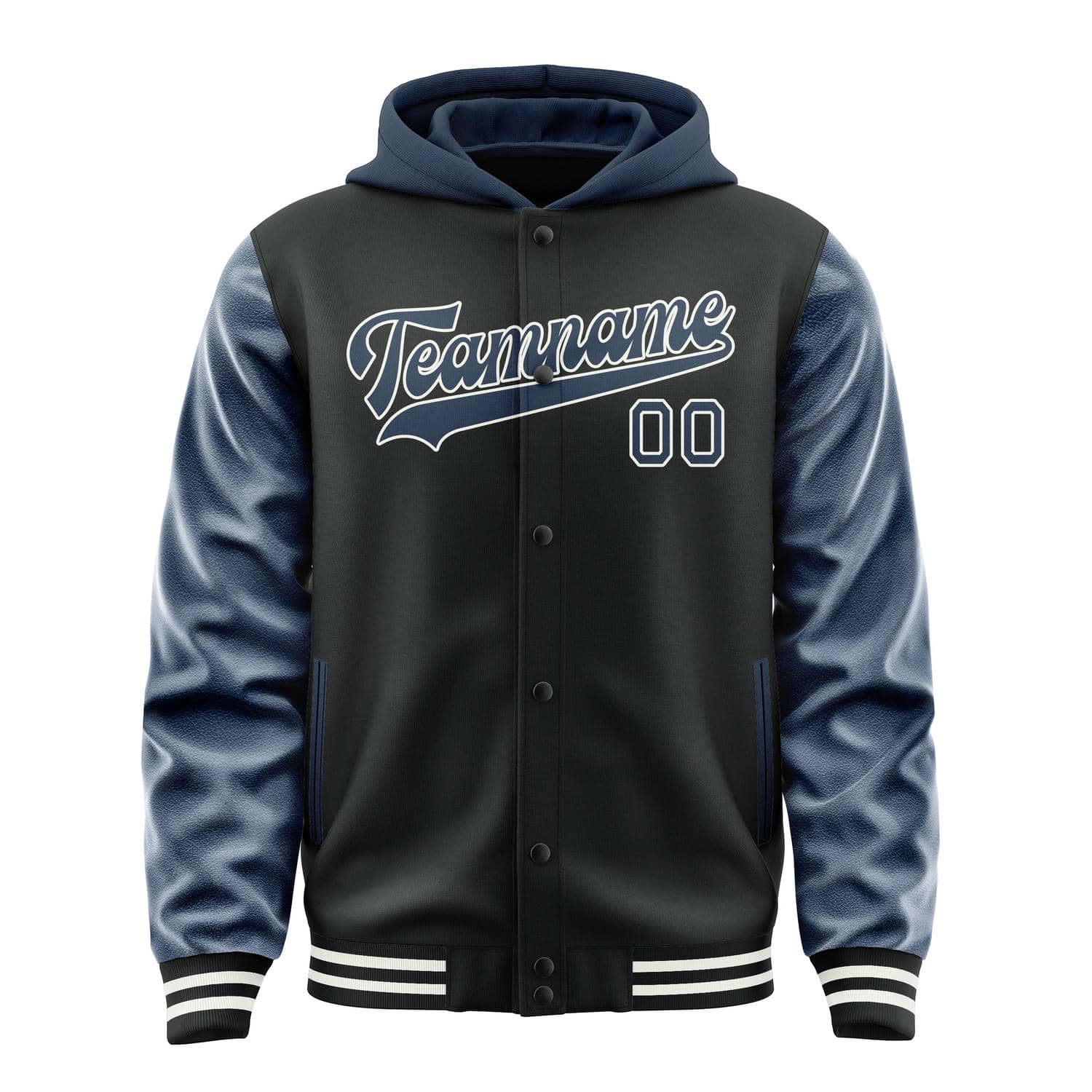 Maßgeschneidertes Schwarz Marineblau Jacke