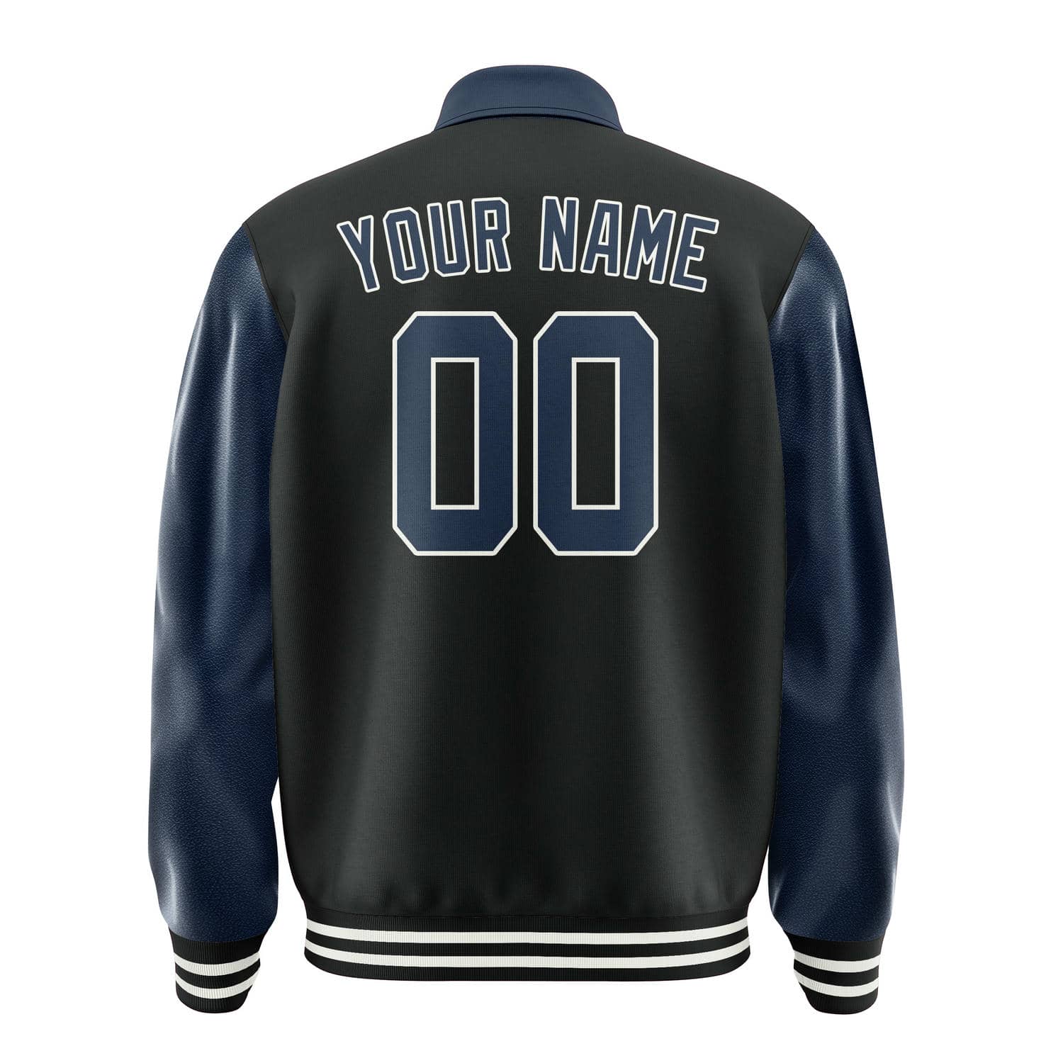 Maßgeschneidertes Schwarz Marineblau Jacke