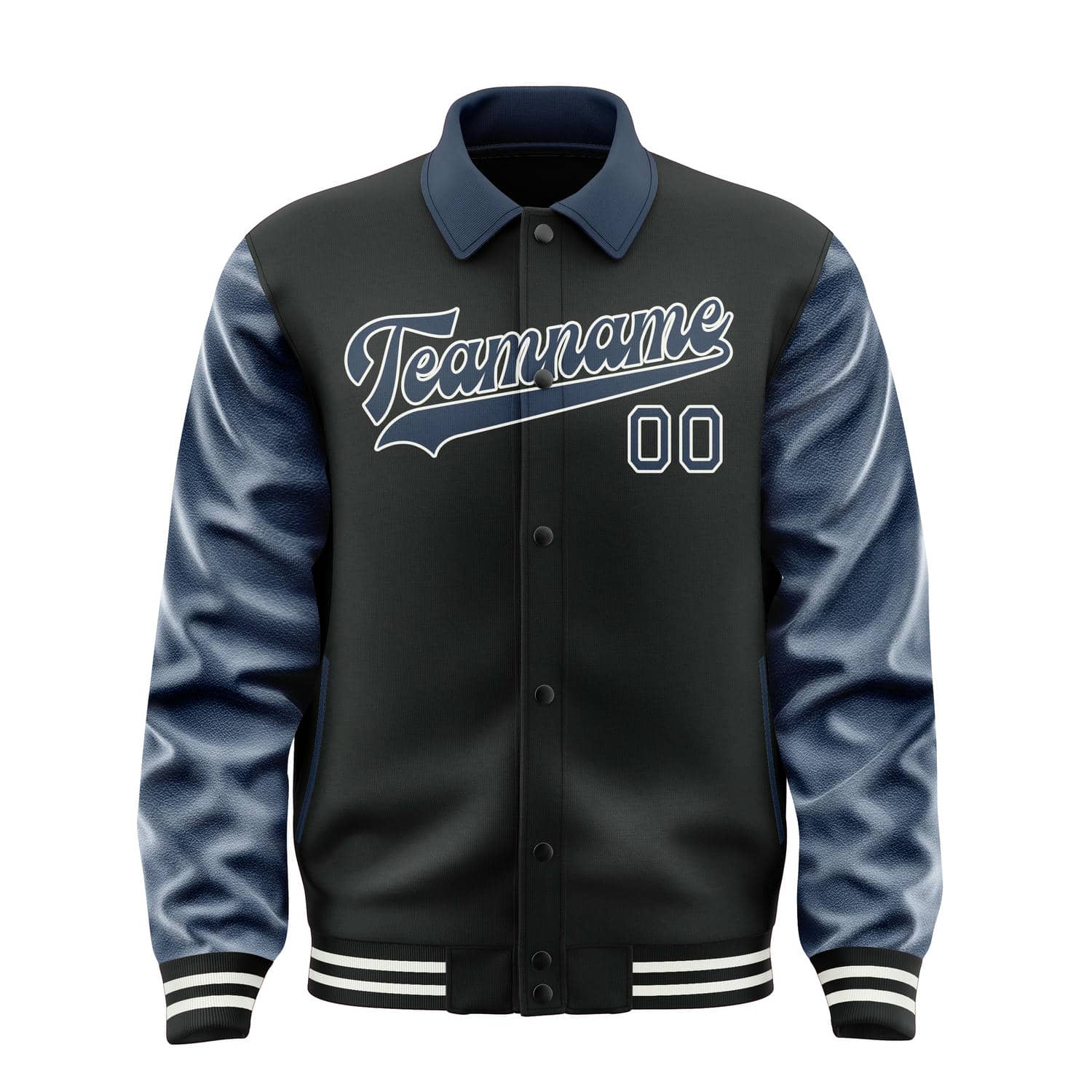 Maßgeschneidertes Schwarz Marineblau Jacke