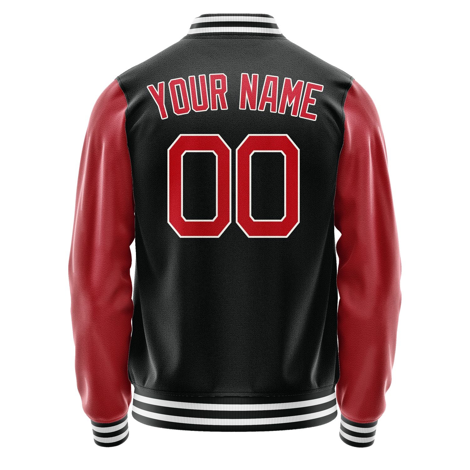 Maßgeschneidertes Schwarz Rot Jacke Ja1717141718B21814