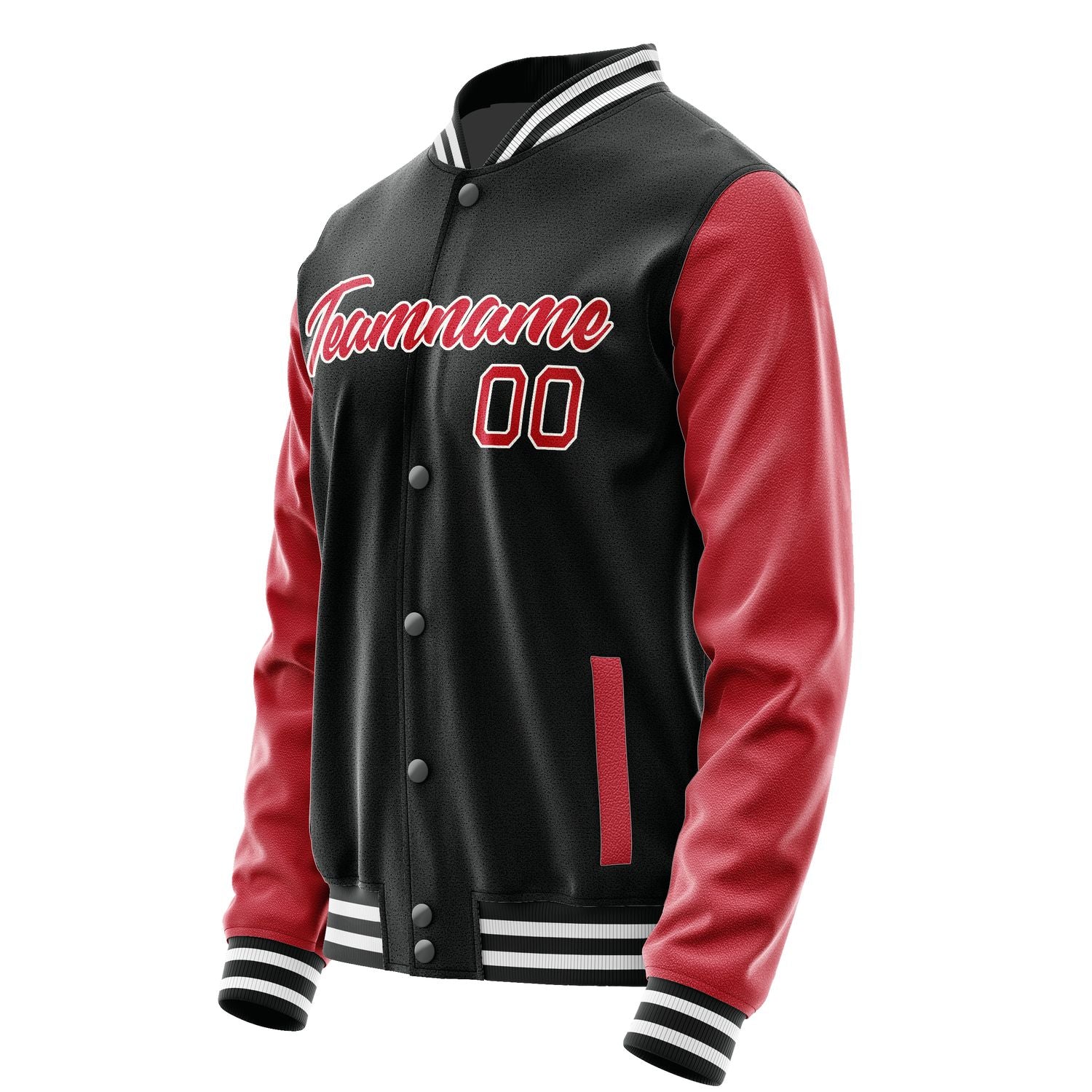 Maßgeschneidertes Schwarz Rot Jacke Ja1717141718B21814