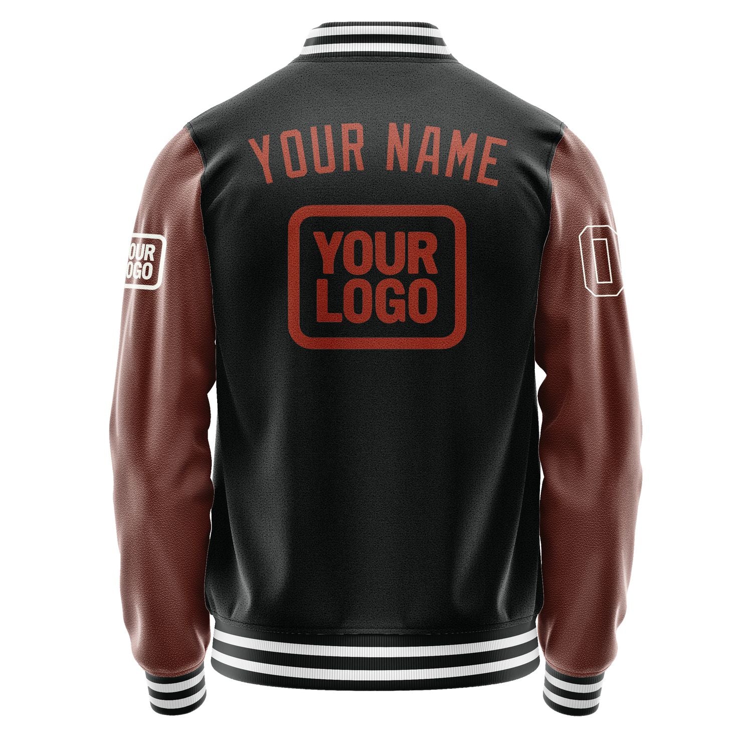 Maßgeschneidertes Schwarz Korallenrot Jacke JA171716171818161618