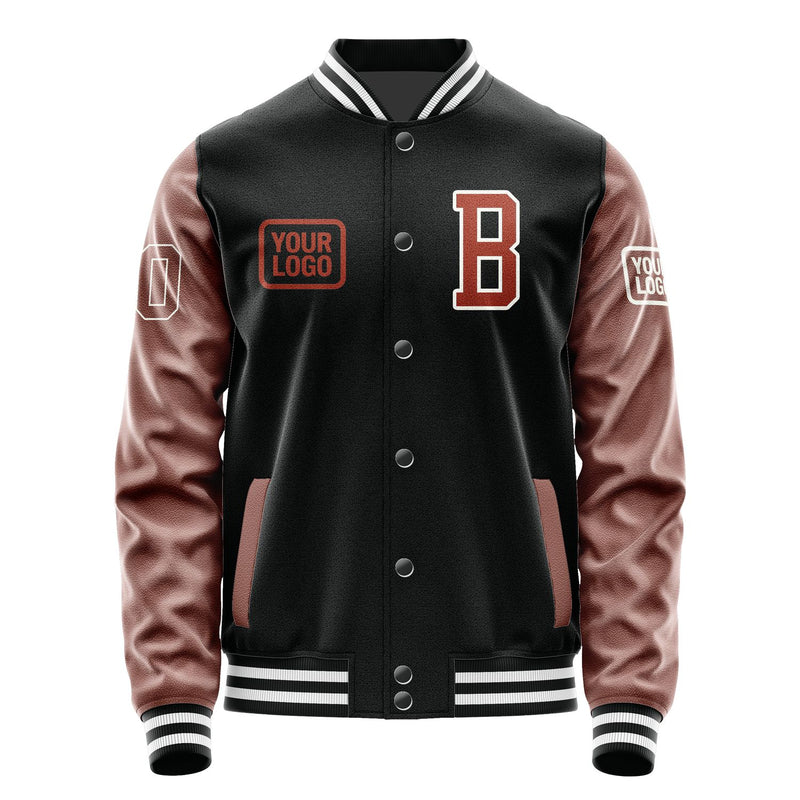 Maßgeschneidertes Schwarz Korallenrot Jacke JA171716171818161618