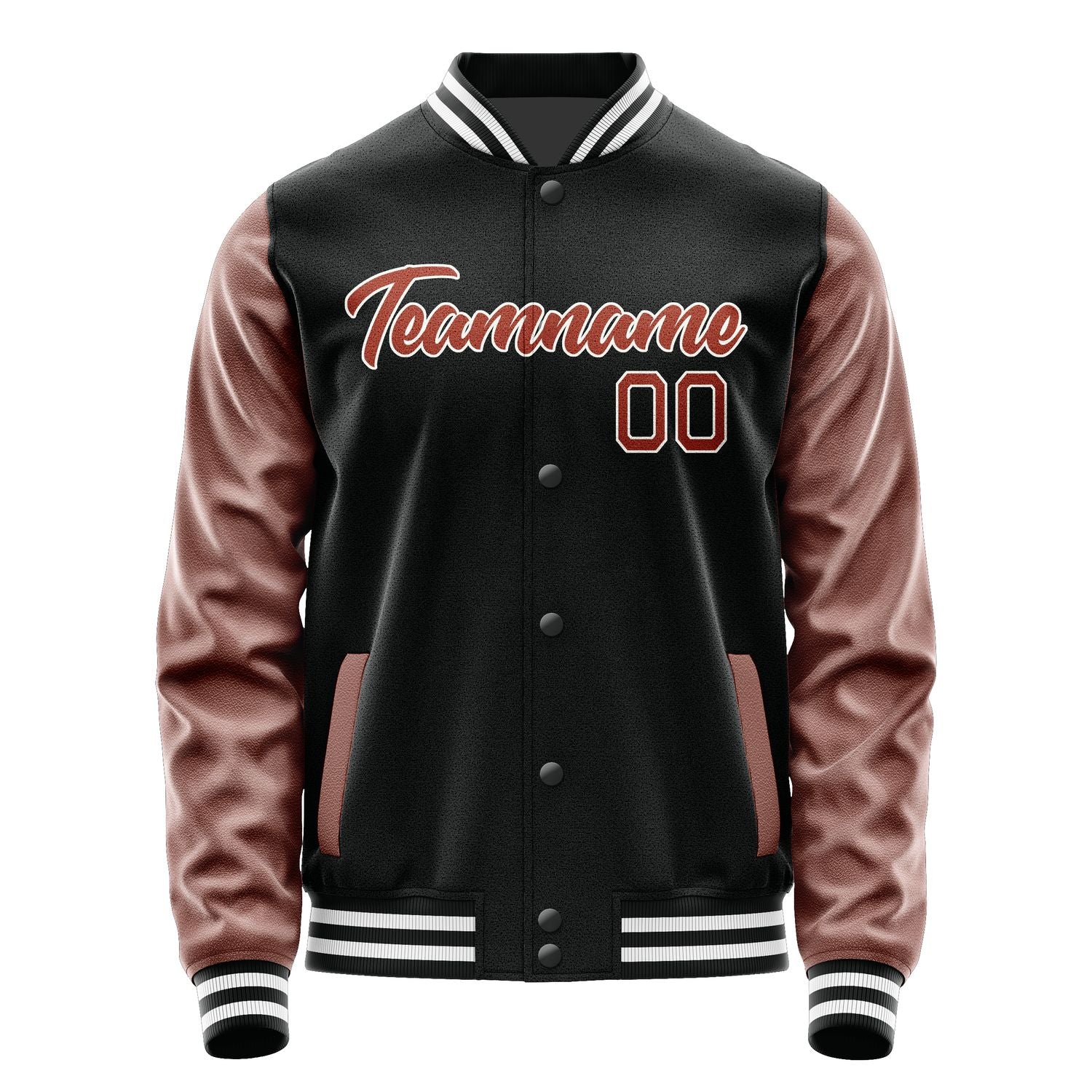 Maßgeschneidertes Schwarz Korallenrot Jacke Ja1717161718B21816