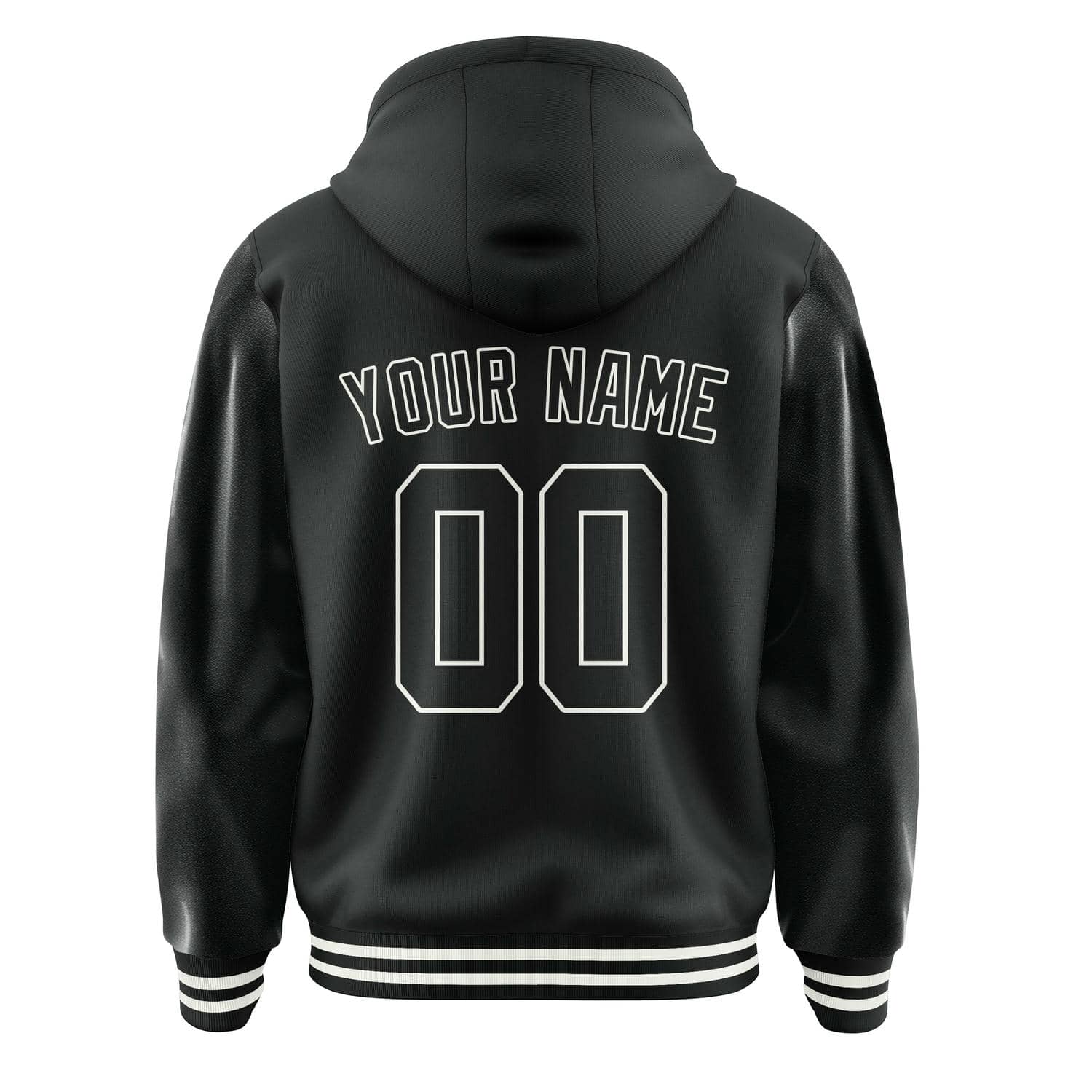 Maßgeschneidertes Schwarz Schwarz Jacke