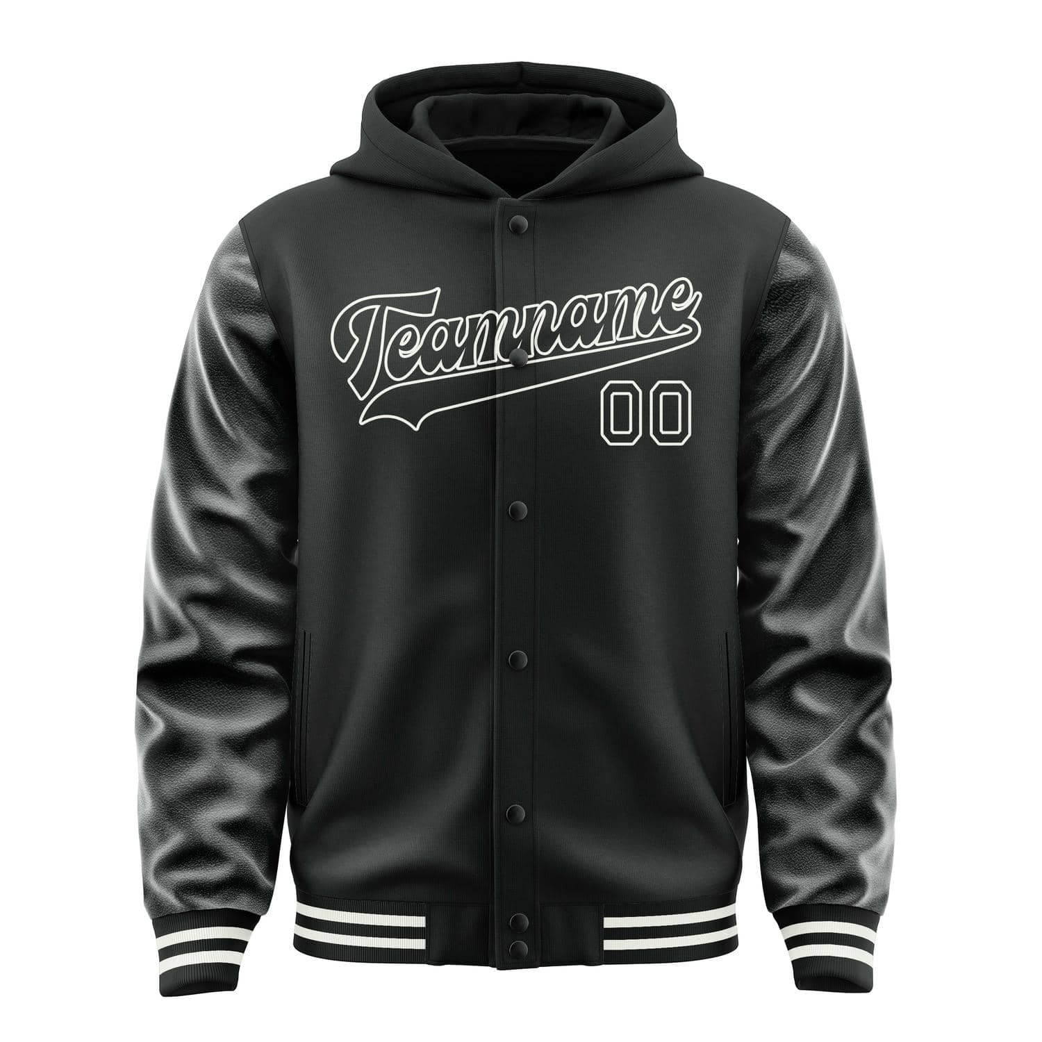 Maßgeschneidertes Schwarz Weiß Jacke