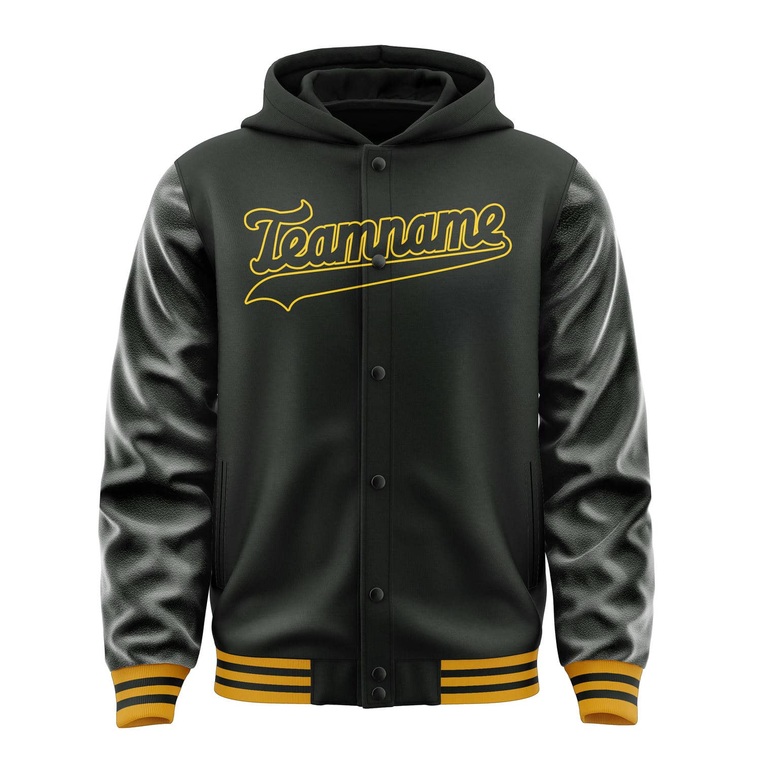 Maßgeschneidertes Schwarz Gold Jacke